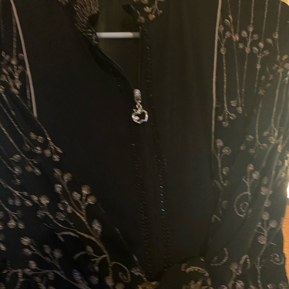 Black snd brown lace dress